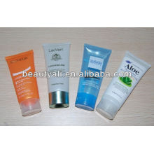 skin whitening cream plastic cosmetic tube with stand up cap